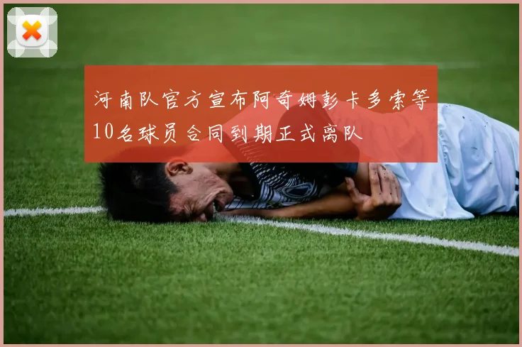 河南队官方宣布阿奇姆彭卡多索等10名球员合同到期正式离队